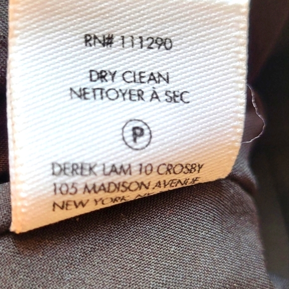 10 CROSBY DEREK LAM BLUE AND WHITE CHECKERED RAUNCHED RUFFLE MINI SKIRT SZ0 - Picture 5 of 6